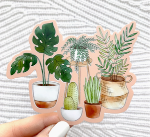 Potted Plant Beauty Sticker