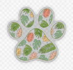 Plant Dog Paw Sticker