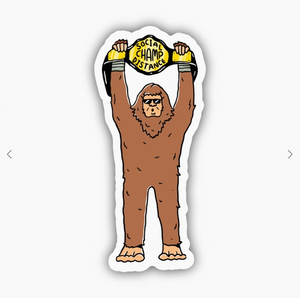 Social Distance Champ Sticker