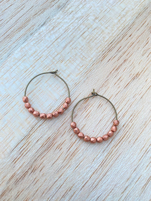 Copper Hoops